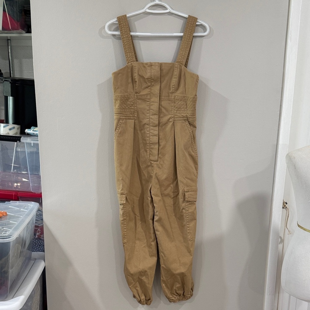 NWT Banana Republic Tan cargo Utility Jumpsuit - Picture 4 of 9